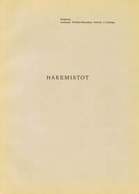 Hakemistot