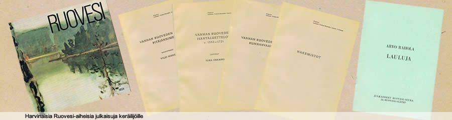 Harvinaisia julkaisuja